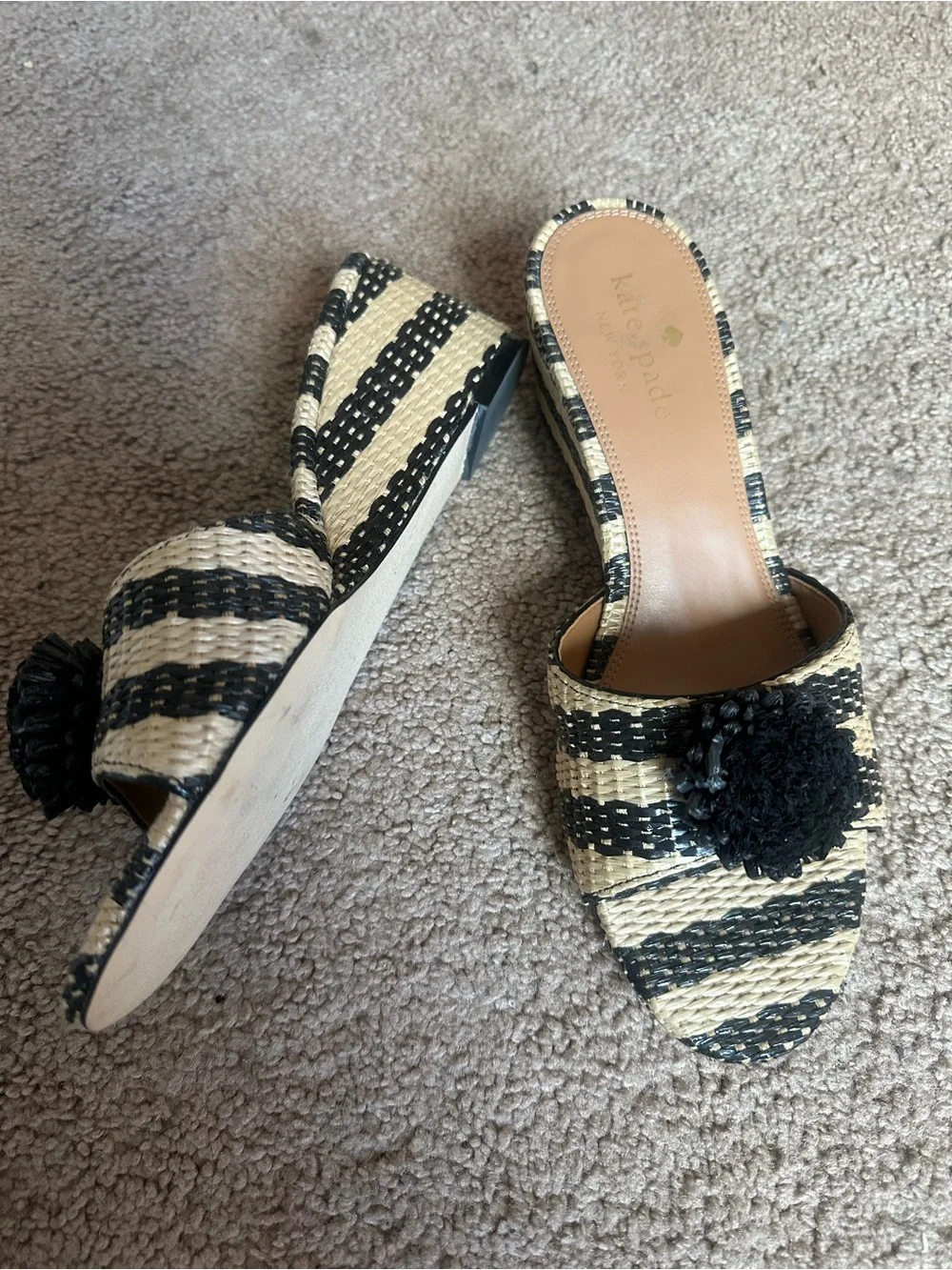 Kate Spade New York Seville Women's Shoes Bungalow/Natural 8 - Picture 3 of 8